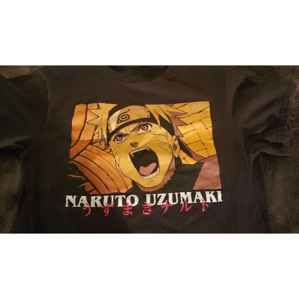 Naruto Uzumaki‎ Anime men's Small shirt Japanese